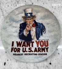I Want You for the US Army 1982 Uncle Sam Plate The Curator Collection COA picture