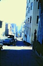 VTG 1950s 35MM SLIDE SAN FRANCISCO CA STREET SCENE JOICE STREET CORNER #34-16K picture