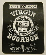 Vintage 1940's Virgin Bourbon Whiskey (Meadowlawn, Kentucky) Bottle Label picture