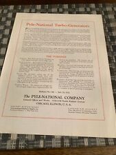 Pyle-National Turbo-Generators -- 1931 ORIGINAL picture