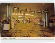 Postcard Sheraton-Waikiki Hotel Lobby Hawaii USA picture