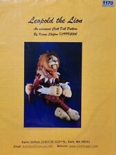  Doll Pattern Cloth Doll Leopold The Lion Karen Shifton picture