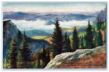 c1910 Cascade Mountains Above Clouds Tacoma Washington Oilette Tuck Art Postcard picture