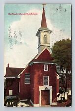 Philadelphia PA-Pennsylvania, Old Swedes Church, Vintage Postcard picture
