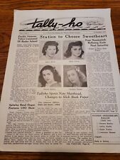 WW2 Jan 1945 Vol. 3 No. 1 TALLEY-HO Newsletter Naval Station St. Simons Is GA US picture