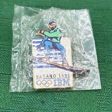 IBM NAGANO 1998 SNOWBOARDING OLYMPIC TRADING PIN New picture
