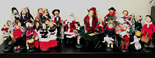 Byers Choice Christmas Carolers with accessories Vintage Lot Set of 28 picture