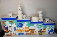 Danbury Mint Pillsbury Doughboy Canisters Collection 6 Pc Vtg  WITH EXTRAS picture