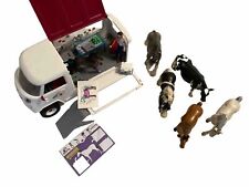 Schleich 42370 Horse Club Mobile Vet  Play Set W/ extra Vintage Horses & Cow picture