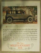 Willys Knight Six Car Ad from 1925 