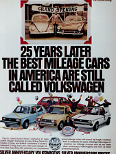 1981 Volkswagen Rabbit Diesel Dasher Vintage 25th Anniversary Original Print Ad picture