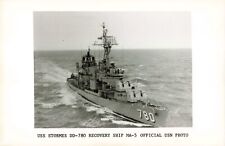 Photo USS Stormes DD-780 MA-5 Recovery Ship Official US Navy picture