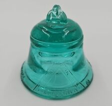 Vintage Telephone Pioneers of America Glass Bell 1998 Bellsouth Georgia Green picture