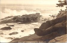 C1910s Chamberlain ME LONG COVE Scenic Shore Maine Real Photo Postcard 455 picture