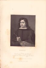 1853 Portrait French Statesman JEAN BAPTISTE COLBERT from Steel Plate Engraving picture