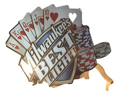 Original Classic Texas Holdem Milwaukees Best World Series Tournament Poker Sign picture