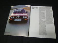2000 Bmw E30French Exclusive Book Catalog 1983 318 I/ 320I/323I That Time ZC picture