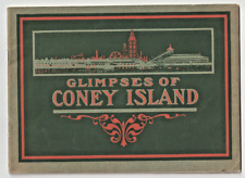 Antique 1904  RARE  Glimpses of Coney Island NY Souvenir Photo Book PRISTINE picture