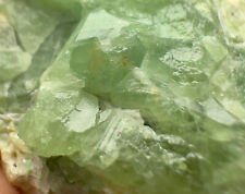 124 Carat Top Green Demantoid Garnet Crystals On Matrix From Afghanistan picture