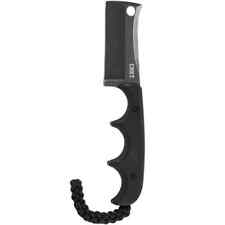 CRKT Minimalist Fixed Blade Neck Knife G10 Scales Black Cleaver Blade 2383 K picture