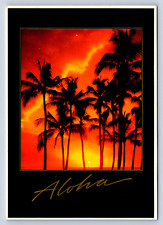 Vintage Postcard Honolulu Hawaii Palm Trees picture