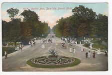 Central Avenue Belle Isle Detroit Michigan Vintage Postcard 5.5