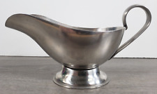 VINTAGE Cultura Silver & Stal Stainless  30 CL Gravy Boat Made In Sweden picture