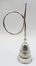 VINTAGE 1930'S NAPIER ART DECO BARWARE SILVER PLATED BEEHIVE HORN ALCOHOL JIGGER picture