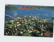 Postcard Aerial View of Wiscasset Maine USA picture