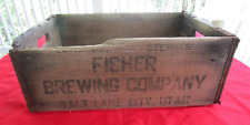 FISHER BREWING CO. (STEINIES) - Salt Lake City, Ut. - Early Beer Crate picture