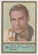 Jon Hall 1952 Fernando Fuentes Tobacco Card #160 Fedora Film Star E5 picture