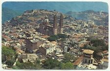 TAXCO, GUERERRO MEXICO PANORAMIC VIEW - VINTAGE - SANTA PRISCA MEXICAN POSTCARD picture