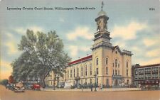 # G1251   WILLIAMSPORT,  PA.    POSTCARD,   COUNTY COURT HOUSE picture