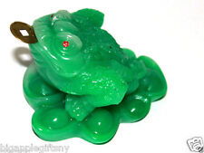 jade color Feng Shui Money Frog /Money Toad Attract Wealth picture