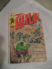 THE INCREDIBLE HULK vol 1 #133 G-VG condition marvel comic 1970 picture