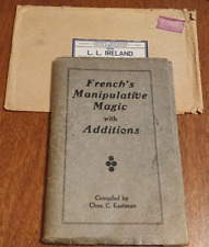 French's Manipulative Magic with Additions; Eastman, Chas - VTG Magic Book picture
