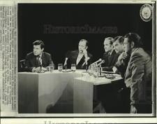 1970 Press Photo Senators Charles Goddell & other critics on national television picture