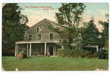 Antique Postcard Utica, NY Gov. Seymour's Residence Hand-Colored Posted 1909 picture