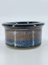 Small purple and blue drip glaze ceramic planter 2