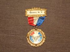 VINTAGE GENEVA NY FOE CONVENTION FRATERNAL ORDER OF EAGLES MEDAL RIBBON PIN picture