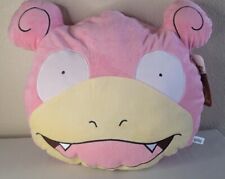 Pokemon Slowpoke Big Face Stuffed Plush Pillow Cushion Pink -Toy Factory 14-18