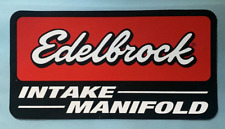 EDELBROCK INTAKE MANIFOLD CONTINGENCY STICKER TOOL BOX NHRA NASCAR STREET RACING picture