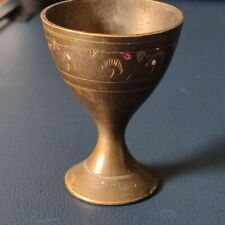 SMALL VERY STUNNING CUP DECORATIVE ANCIENT VIKING ENGRAVING RARE OLD picture