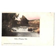 1907 Postcard Falls at Wauneta Neb Copyright J W Hann Tinted Photo Posted picture