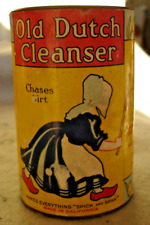 Unopened Old Dutch Girl Cleanser Cleaner Advertising Can W/Windmill   14 oz can picture