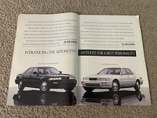 Vintage 1992 ACURA VIGOR GS Car Print Ad 1990s 