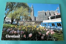 Cleveland Ohio Tulips In The Flats Flowers Post Card picture
