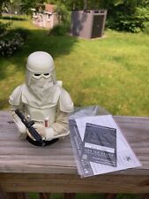 Gentle Giant Snowtrooper holding Blaster Star Wars Collectible Mini Bust Statue. picture
