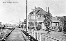 Railroad Train Station Depot Delmar Delaware DE Reprint Postcard picture
