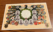 circa 1905 Germany Imperial Family Kaiser Hohenzollern House Embossed Postcard picture